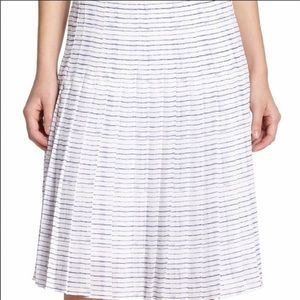 Vince pleated midi skirt